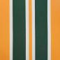 Preview: Markisenersatzstoff Grün und Gelb 300 x 250 cm Polyester