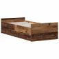 Preview: Bettrahmen Altholz 90 x 200 cm Holzwerkstoff