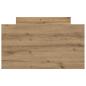 Preview: Bettrahmen Artisan-Eiche 90 x 200 cm Holzwerkstoff
