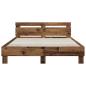 Preview: Bettrahmen Altholz 135 x 190 cm Holzwerkstoff