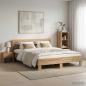 Preview: ARDEBO.de - Bettrahmen Artisan-Eiche 120 x 190 cm Holzwerkstoff