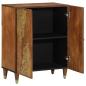 Preview: Sideboard Braun 60 x 33 x 75 cm Massivholz Mango