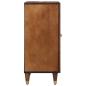 Preview: Sideboard Braun 60 x 33 x 75 cm Massivholz Mango