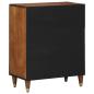 Preview: Sideboard Braun 60 x 33 x 75 cm Massivholz Mango