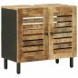 Preview: Waschbeckenunterschrank Braun und Schwarz 62 x 33 x 58 cm