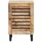 Preview: Badezimmerschrank mit Tür Braun und Schwarz 38 x 33,5 x 58 cm
