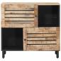 Preview: Stauraumschränke Braun 80 x 33,5 x 75 cm Massivholz Mango