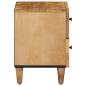 Preview: Nachttisch 2 Stk. Braun 40 x 33,5 x 46 cm Massivholz Mango