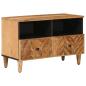 Preview: ARDEBO.de - Stauraumschränke Braun 70 x 33,5 x 46 cm Massivholz Mango