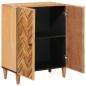Preview: Stauraumschränke Braun 60 x 33,5 x 75 cm Massivholz Mango