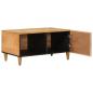 Preview: Couchtisch Braun 80 x 50 x 40 cm Massivholz Mango
