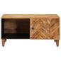 Preview: Couchtisch Braun 80 x 50 x 40 cm Massivholz Mango