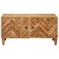Preview: Couchtisch Braun 80 x 50 x 40 cm Massivholz Mango