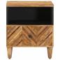Preview: Nachttisch Braun 50 x 33 x 60 cm Massivholz Mango