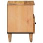 Preview: Nachttisch Braun 50 x 33 x 60 cm Massivholz Mango