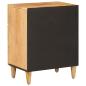 Preview: Nachttisch Braun 50 x 33 x 60 cm Massivholz Mango