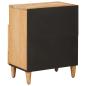 Preview: Nachttisch Braun 50 x 33 x 60 cm Massivholz Mango