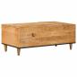 Preview: Couchtisch Braun 100 x 54 x 40 cm Massivholz Mango