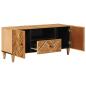 Preview: Stauraumschränke Braun 105 x 33,5 x 46 cm Massivholz Mango