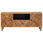 Preview: Stauraumschränke Braun 105 x 33,5 x 46 cm Massivholz Mango