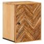 Preview: ARDEBO.de - Hängeschrank Braun 38 x 33,5 x 48 cm Massivholz Mango