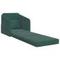 Preview: Schlafsofa Dunkelgrün 65 x 80 x 83 cm Samt