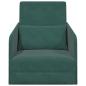 Preview: Schlafsofa Dunkelgrün 65 x 80 x 83 cm Samt