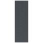 Preview: Teppichläufer Grau 80 x 300 cm Stoff