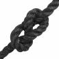Preview: Juteseil 10 mm Schwarz 100% Tossa Jute
