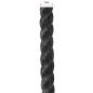 Preview: Juteseil 10 mm Schwarz 100% Tossa Jute