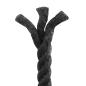 Preview: Juteseil 12 mm Schwarz 100% Tossa Jute