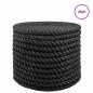 Preview: Juteseil 16 mm Schwarz 100% Tossa Jute