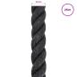 Preview: Juteseil 36 mm Schwarz 100% Tossa Jute