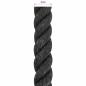 Preview: Juteseil 40 mm Schwarz 100% Tossa Jute