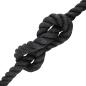 Preview: Juteseil 40 mm Schwarz 100% Tossa Jute