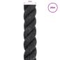 Preview: Juteseil 40 mm Schwarz 100% Tossa Jute
