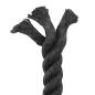 Preview: Juteseil 50 mm Schwarz 100% Tossa Jute
