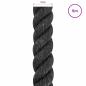 Preview: Juteseil 60 mm Schwarz 100% Tossa Jute