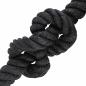 Preview: Juteseil 60 mm Schwarz 100% Tossa Jute