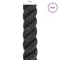 Preview: Juteseil 60 mm Schwarz 100% Tossa Jute