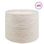Preview: Juteschnur 10 stk. 2 mm Weiß 100% Tossa Jute