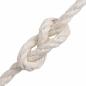 Preview: Juteschnur 4 mm Weiß 100% Tossa Jute