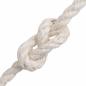 Preview: Juteseil 8 mm Weiß 100% Tossa Jute