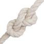 Preview: Juteseil 10 mm Weiß 100% Tossa Jute