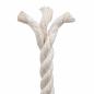Preview: Juteseil 10 mm Weiß 100% Tossa Jute