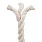 Preview: Juteseil 12 mm Weiß 100% Tossa Jute