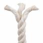 Preview: Juteseil 14 mm Weiß 100% Tossa Jute