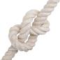 Preview: Juteseil 16 mm Weiß 100% Tossa Jute