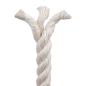 Preview: Juteseil 20 mm Weiß 100% Tossa Jute
