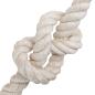 Preview: Juteseil 36 mm Weiß 100% Tossa Jute